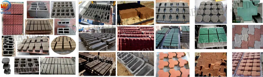 Manufacturer Supply Qt4-28 Small Egg Laying Mobile Sand Fly Ash Hollow Paving Curbstone Solid Cement Concrete Brick Making Machine with Block Mould for House