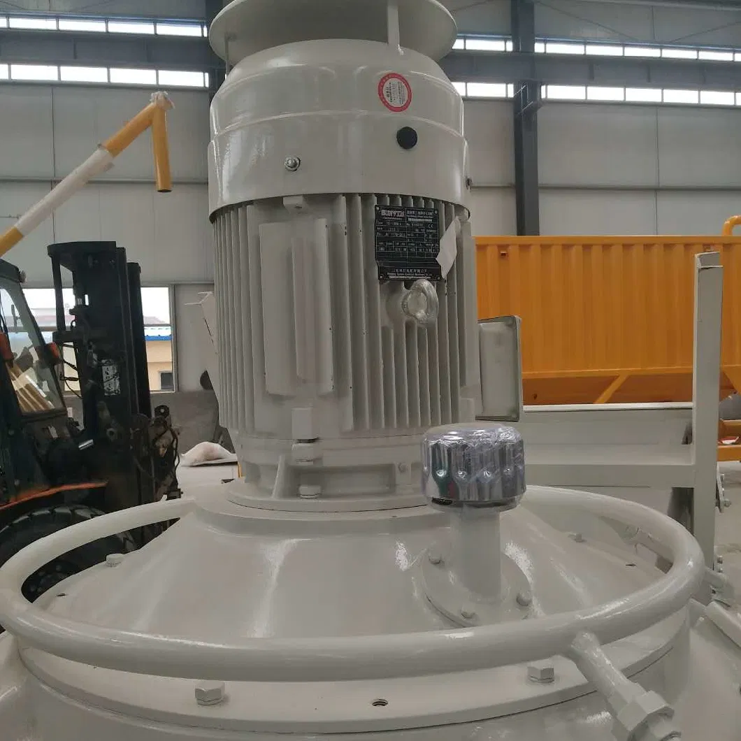 5% off Economical Hydraulic Discharge 1m3 Heavy Duty Vertical Shaft Pan Precast Cement Concrete Mixer for Concrete Block Making Machine (MP1000)