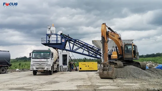 Yhzs35 35m3/H prix de centrale à béton mobile/mélange