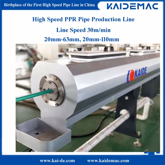 Machine de fabrication de tuyaux PPR la plus rapide en Chine, 20 mm
